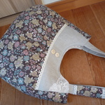 ＜an25berry様専用＞下ぷっくりふっくらバッグ（YUWAシャモニー・茶とリネン100）