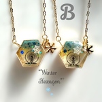 【B】*Winter Hexagon*°ネックレス