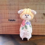 小さな住人Ruhakoのストラップ Ｌ
