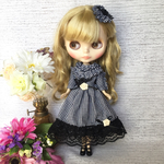 ブライス＊リカちゃん＊ワンピース&髪飾り