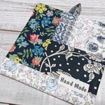 【sale】リバティパッチ＊正方形グラタンマット＊モノトーン