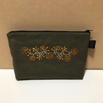 北欧風 刺繍 ポーチ ⑦