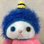 猫用❤️鬼帽子ブルー