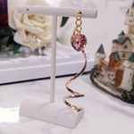 クルクルスティックとBLUSHROSEピアス/サージカルステンレス/送料無料