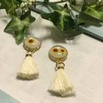 ひまわり♡タッセルピアス(イヤリング)