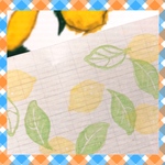 🍋レモン 消しゴムはんこ🍋