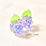 〜和菓子風〜紫陽花寒天のピアス＊大サイズ