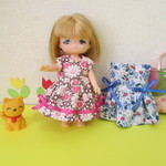 ✿ふたごのミキ・マキちゃん　ワンピ２着・お遊びシート　F♡