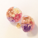 お花ピアス❤︎大