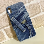 再販‼︎ デニム×リメイク✴︎iPhone ケース