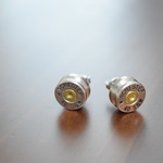 空薬莢のピアス WIN40S&W＊チタン/イヤリング可