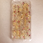 エリカ・押し花のラメラメiphoneケース🌷