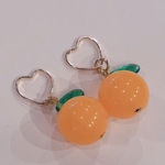 ゆずとハートイヤリングorピアス