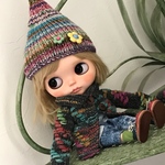 ネオ＊レリーフ編みのカーディガン(階段)