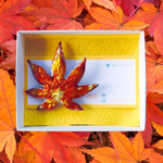 紅葉ブローチ