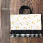 moshuna.y　レッスンバック　チェリー柄×フリル  入園入学　14