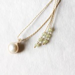 マべパール macramé ネックレス