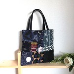 ミナペルホネン スキップ シックなシンプルバッグ スクエア botany