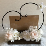 フラワーギフト フォトフレーム 写真立て リングピロー 結婚祝い 新築祝い 誕生日プレゼント  ホワイトデー  ♯1 母の日