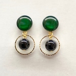 オニキス ピアス / 天然石 ピアス