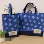 【お取り置き/リメイク】t様専用＊かっこいい星柄デニム入園入学２点セット