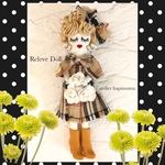 送料込み  バーバリーチェック風のワンピースのルルベちゃん®︎