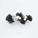 barrette " jewel BLACK " 053