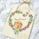 Ｋさまご予約品❤ベリーのウェルカムプレート＋ワン