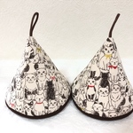 ☆【送料無料】猫ネコねこ！！ 三角鍋つかみ ルクルーゼ♡ストウブにも！