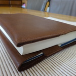 単行本用革のブックカバー　T-2