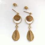 シンプル＊ラウンド&しずくピアス