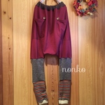 ❁.*･ﾟ冬本番 ほっこり スウェット バルーン サルエルパンツ 綿100