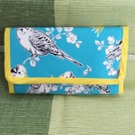★布製長財布★    インコちゃん
