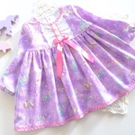 💜Ruban mou💜ユニコーン柄ゆめかわワンピース🦄100
