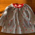 akm様専用☆ハートとチェックのスモック☆