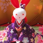 布遊び♪手作り 着物うさぎ姉さんのご挨拶♡和飾り　令和5年干支