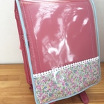 新柄入荷＊再販【受注製作】女の子向け♡切替柄と縁取りが選べる＊透明ランドセルカバー