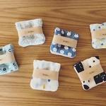 【福袋】小さなハンカチ4枚セット【大きさ色々】