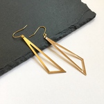 プチプラ イヤリング/樹脂フック対応　大人シンプル ゴールドピアス