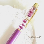 【タッチペン付き選べる】再販14♡ラベンダーカラーのハーバリウムボールペン✨プレゼント✨クリスマス✨誕生日✨ギフト