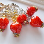 チョコがけいちご♡ミニバッグチャーム