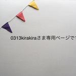 0313kirakiraさま専用ページです。