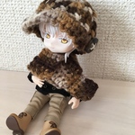 キャスケット 茶