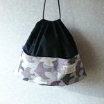 【新作】巾着なのに外ポケット！？ XL　calidris acuminata-ウズラシギ-Ⅱ