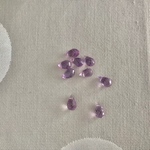 アメジスト（4個セット ブリオレットカット 6mm前後）