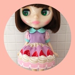 ホイップクリームワンピース♡purple