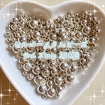 たっぷり300個♡シルバーメタルビーズ♡3mm4mm6mmアソート
