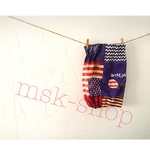 完成品●スヌード●サイズ:M●アメリカン　パッチワーク柄●アメリカンコッカースパニエル
