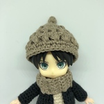 🌱セット🌱　ねんどろいど　オビツ11 服　帽子　【セット】🌰どんぐり　プクプク帽子　ネックウォーマー 🧣