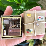 手のひらこぐま郵便局/ドールハウスオブジェ/ミニチュアpost office /-117【kiyom】